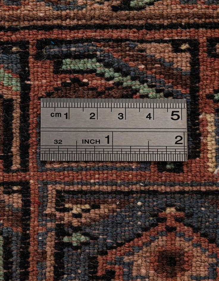 Detail image of 4' 2 x 6' 2  Hand Knotted Kazak Wool Rug