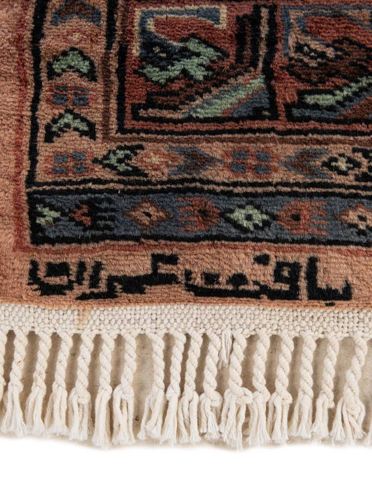 Detail image of 4' 2 x 6' 2  Hand Knotted Kazak Wool Rug