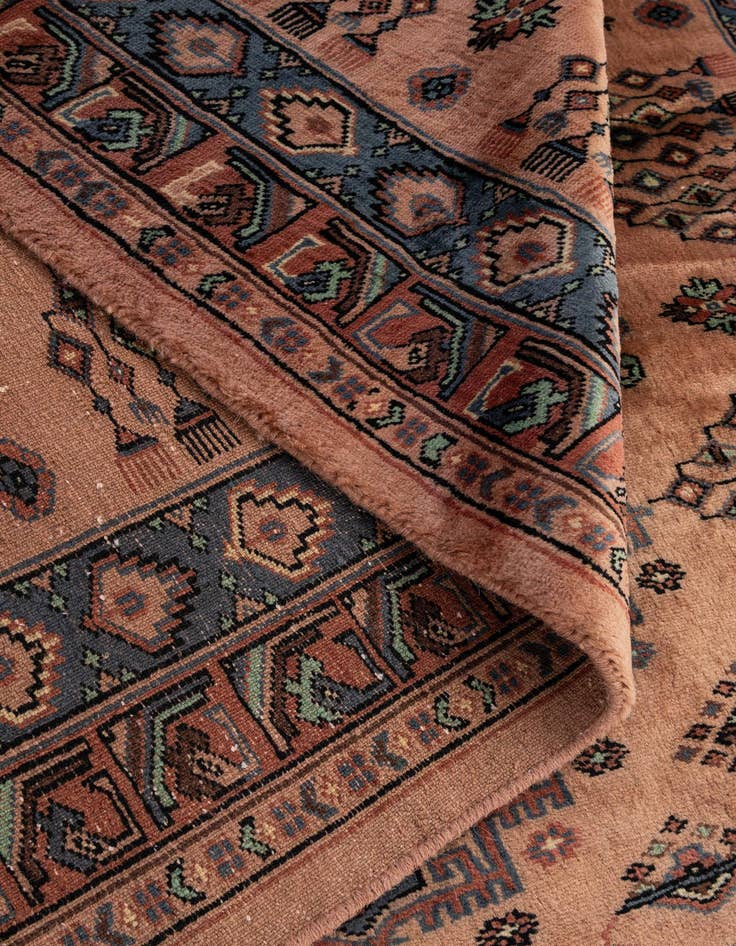 Detail image of 4' 2 x 6' 2  Hand Knotted Kazak Wool Rug
