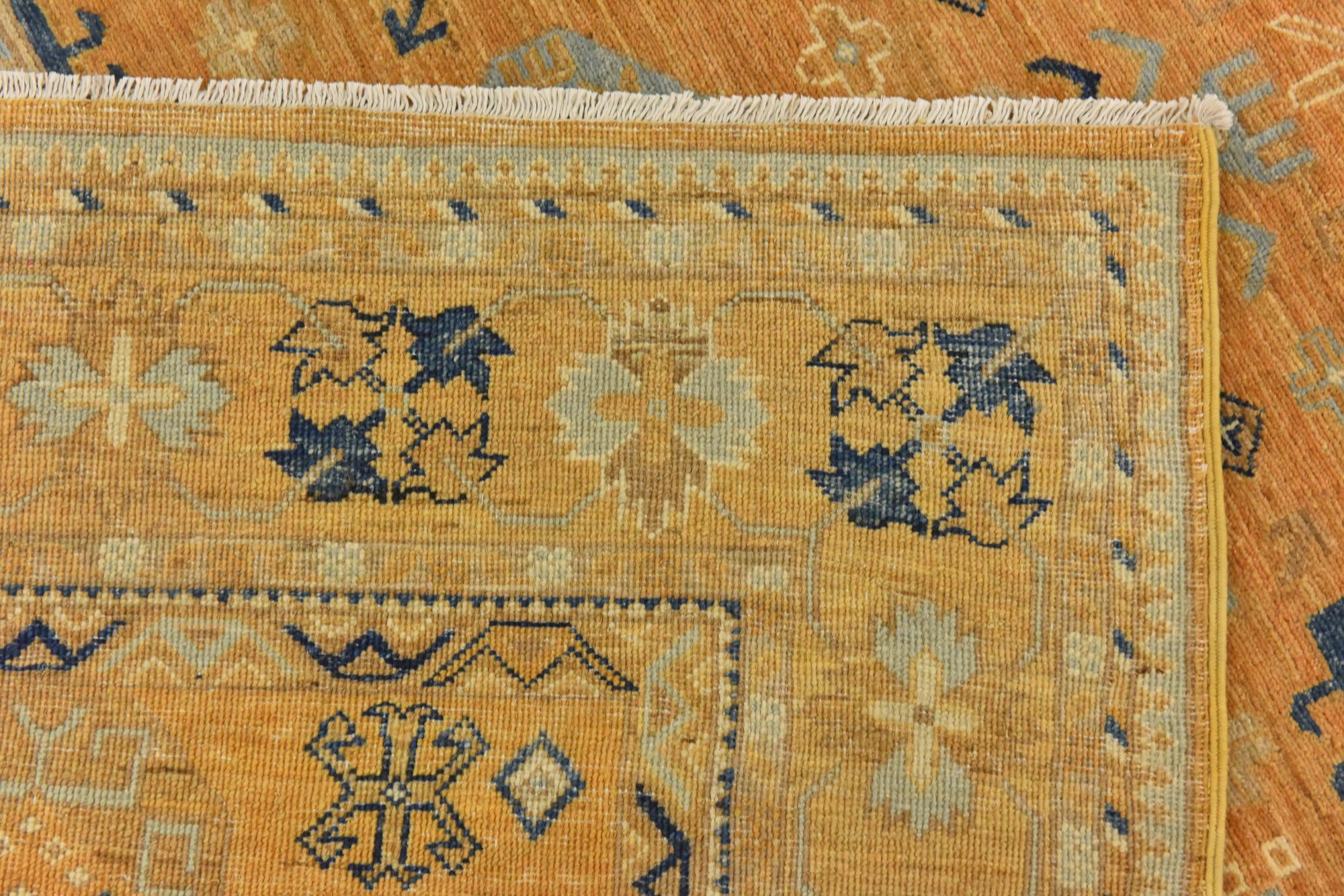 4' 10 x 6' 6 Hand Knotted Kazak Rug
