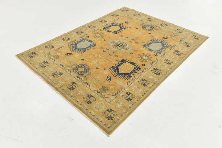 4' 10 x 6' 6 Hand Knotted Kazak Rug