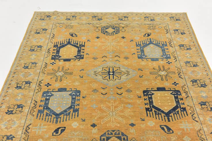 Detail image of 4' 10 x 6' 6 Hand Knotted Kazak Rug
