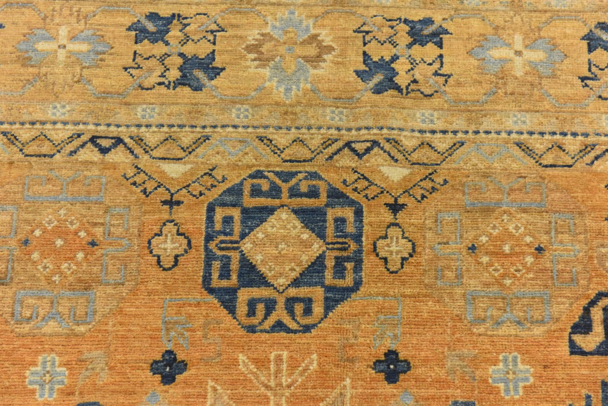 4' 10 x 6' 6 Hand Knotted Kazak Rug