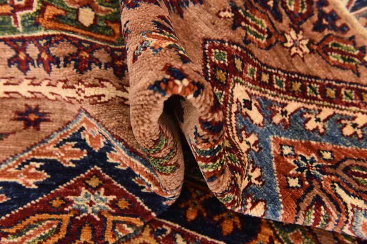 150cm x 215cm Hand Knotted Kazak Oriental Rug