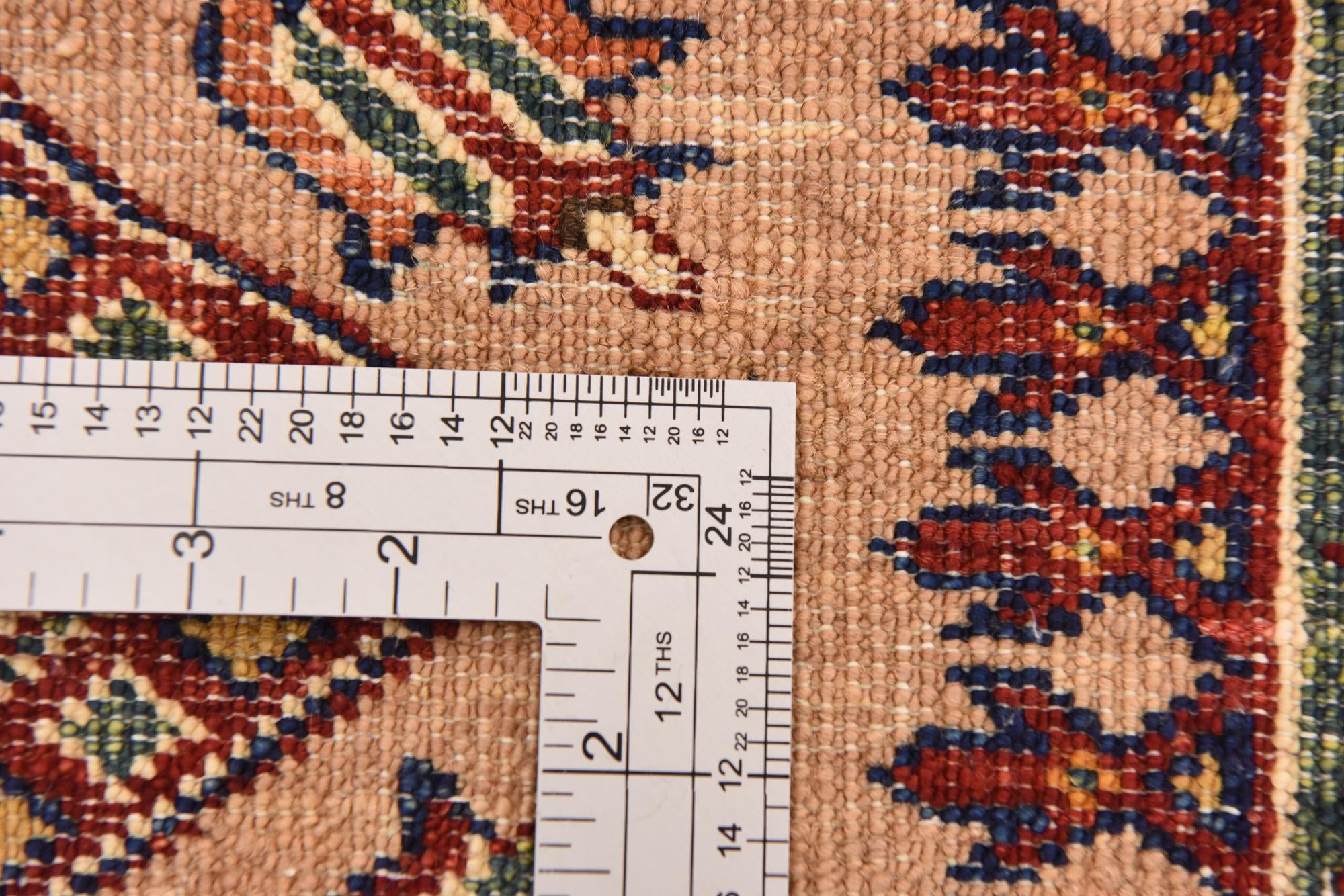 150cm x 215cm anudado a mano Kazak Alfombra Oriental