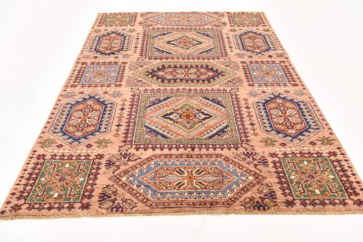 Detail image of 150cm x 215cm Hand Knotted Kazak Oriental Rug