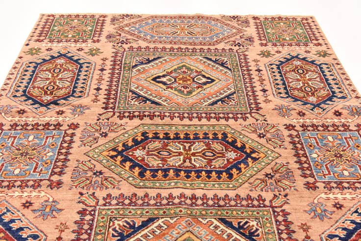 Detail image of 150cm x 215cm Hand Knotted Kazak Oriental Rug