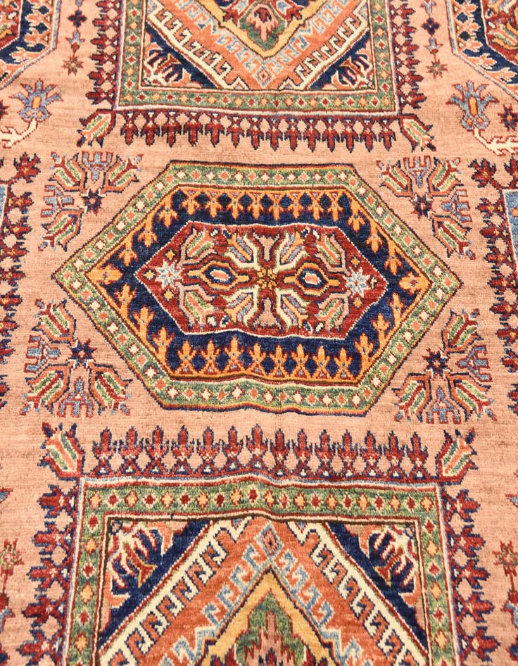 Detail image of 5' x 7' 1  Hand Knotted Kazak Oriental Rug