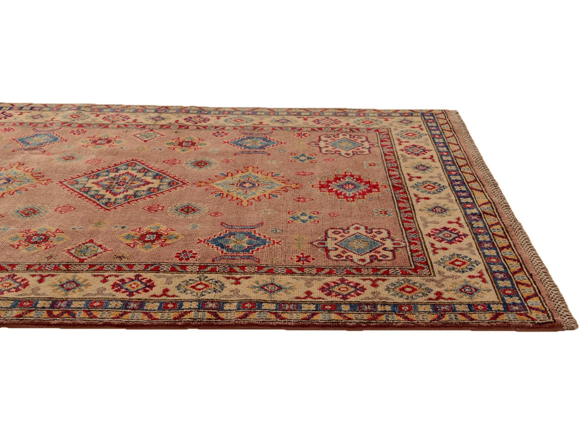 4' x 5' 11 Hand Knotted Kazak Rug