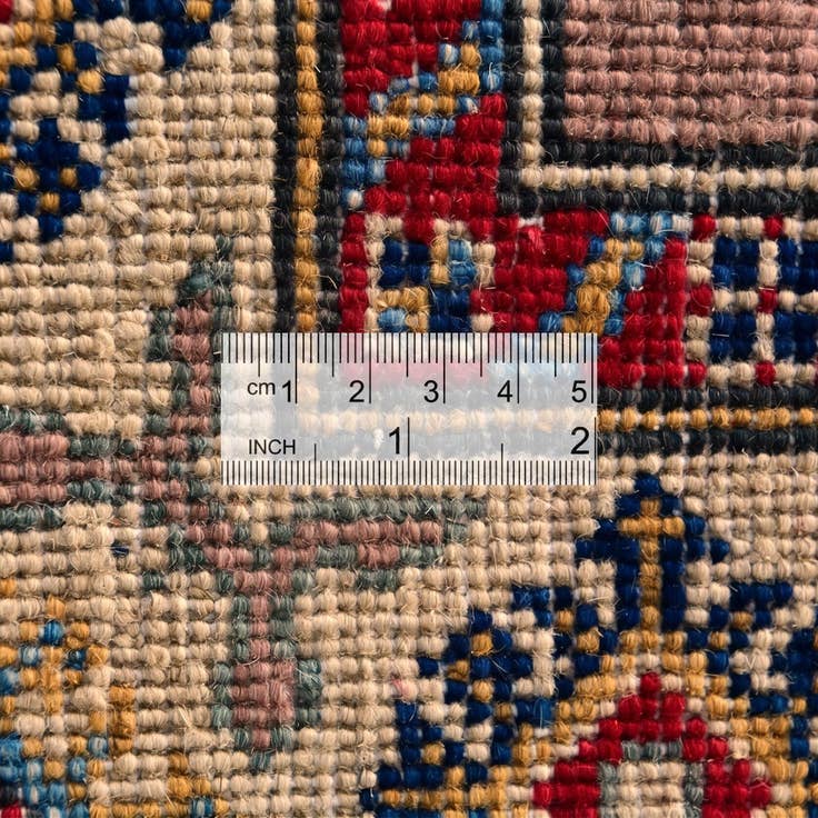 Detail image of 4' x 5' 11 Hand Knotted Kazak Rug