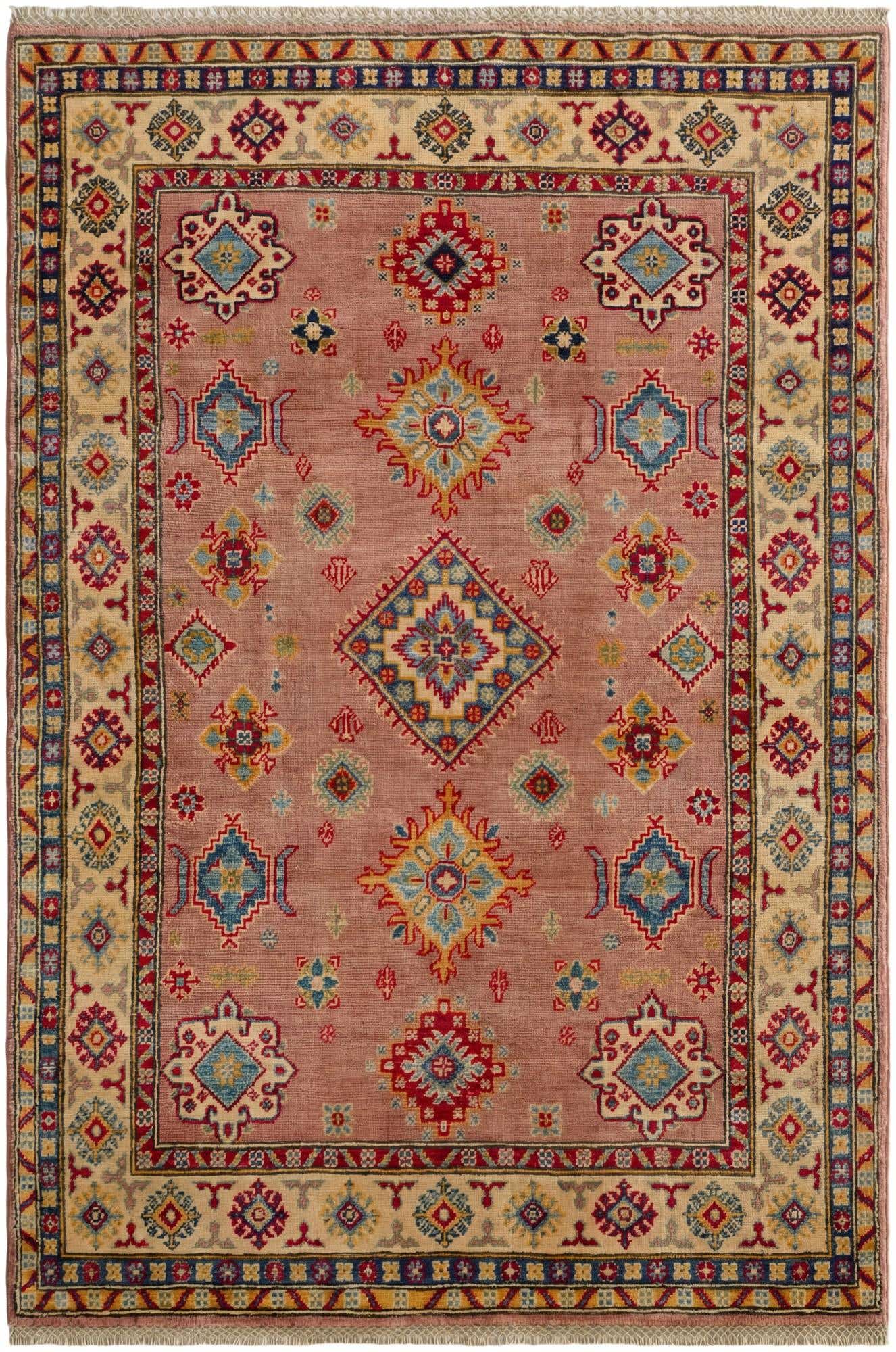4' x 5' 11 Hand Knotted Kazak Rug