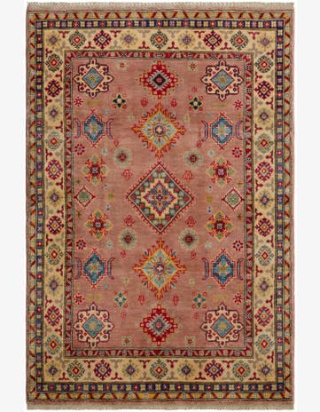 4' x 5' 11 Hand Knotted Kazak Rug