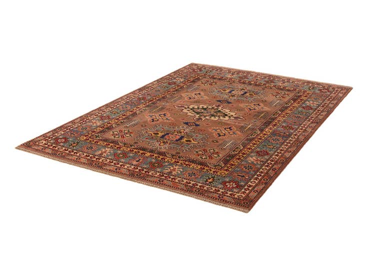 Detail image of 5' 6 x 8' Hand Knotted Kazak Rug