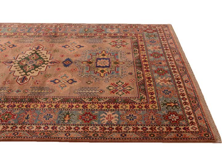 5' 6 x 8' Hand Knotted Kazak Rug