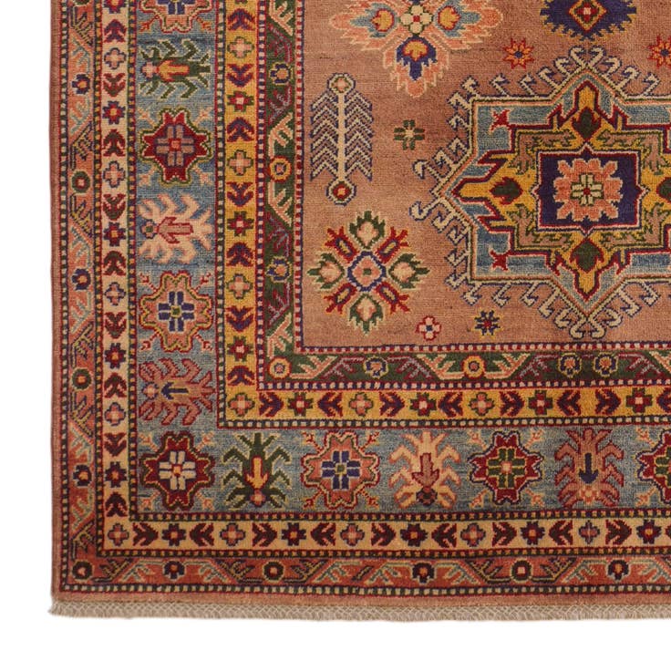Detail image of 5' 6 x 8' Hand Knotted Kazak Rug