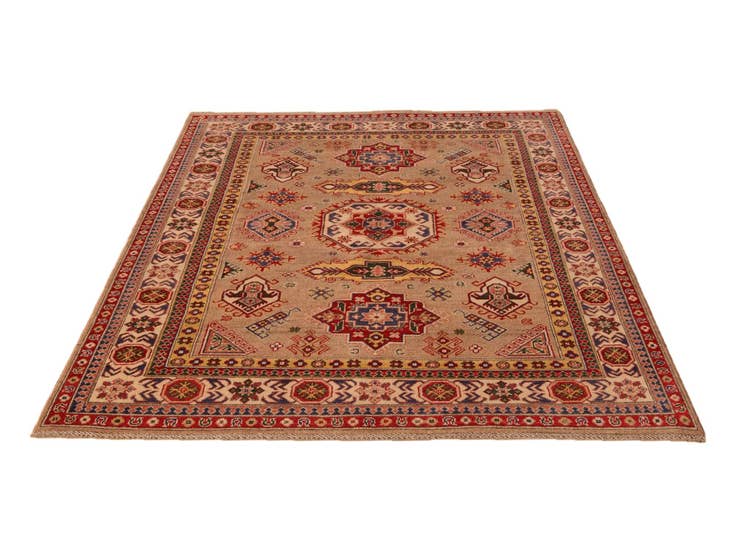 Detail image of 5' 6 x 7' 9 Hand Knotted Kazak Rug