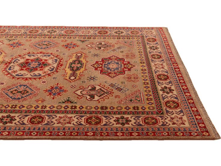 Detail image of 5' 6 x 7' 9 Hand Knotted Kazak Rug