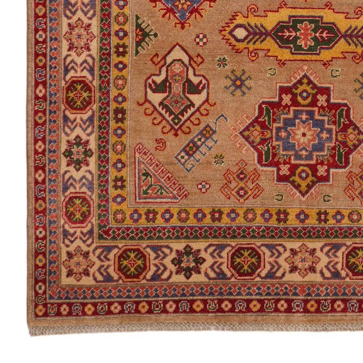Detail image of 5' 6 x 7' 9 Hand Knotted Kazak Rug
