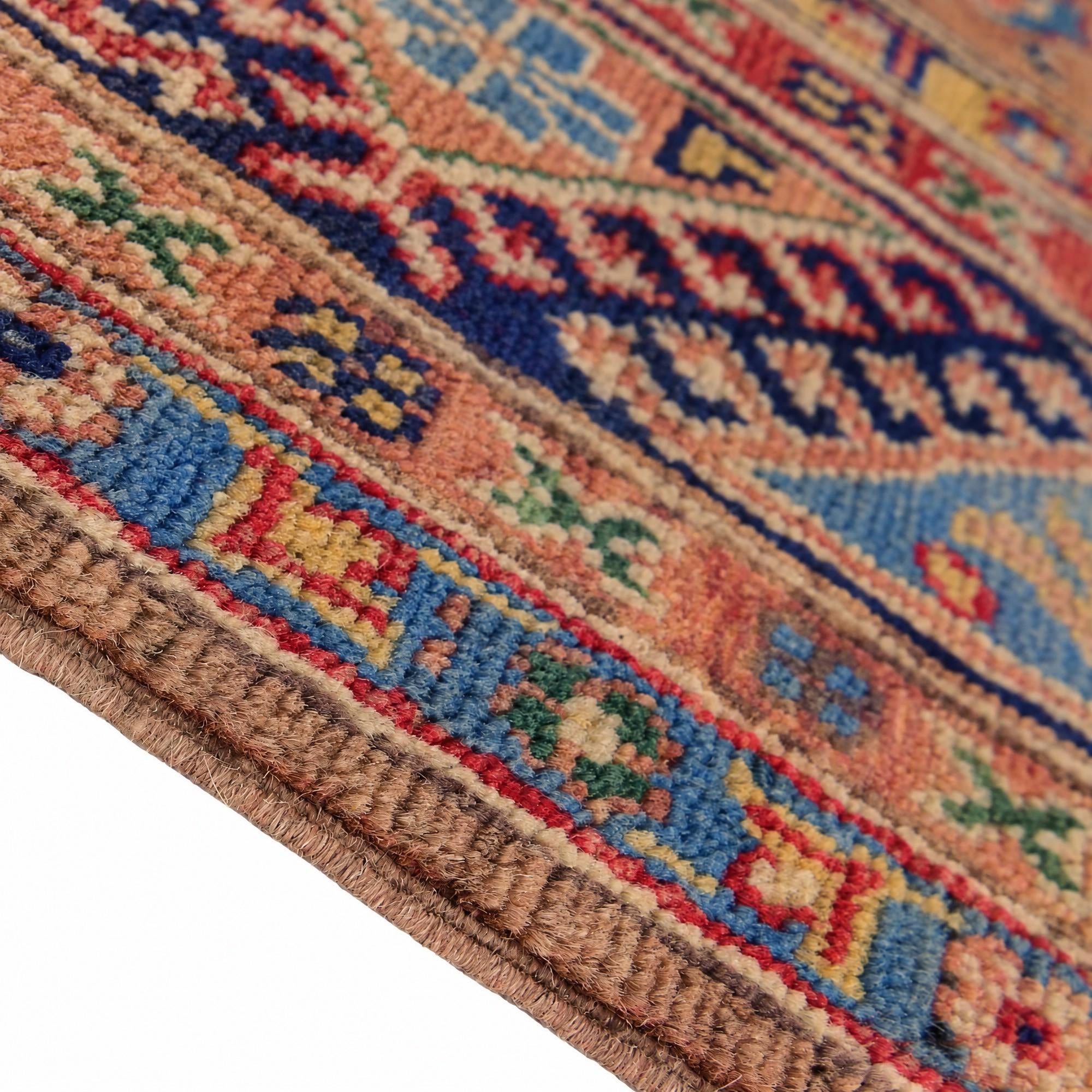 Detail image 8 of 12: 5' 3 x 7' 1 Hand Knotted Kazak Rug