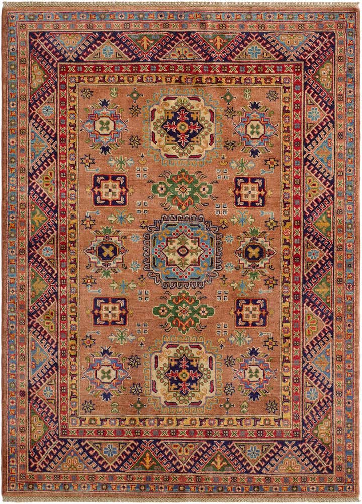 5' 3 x 7' 1 Hand Knotted Kazak Rug