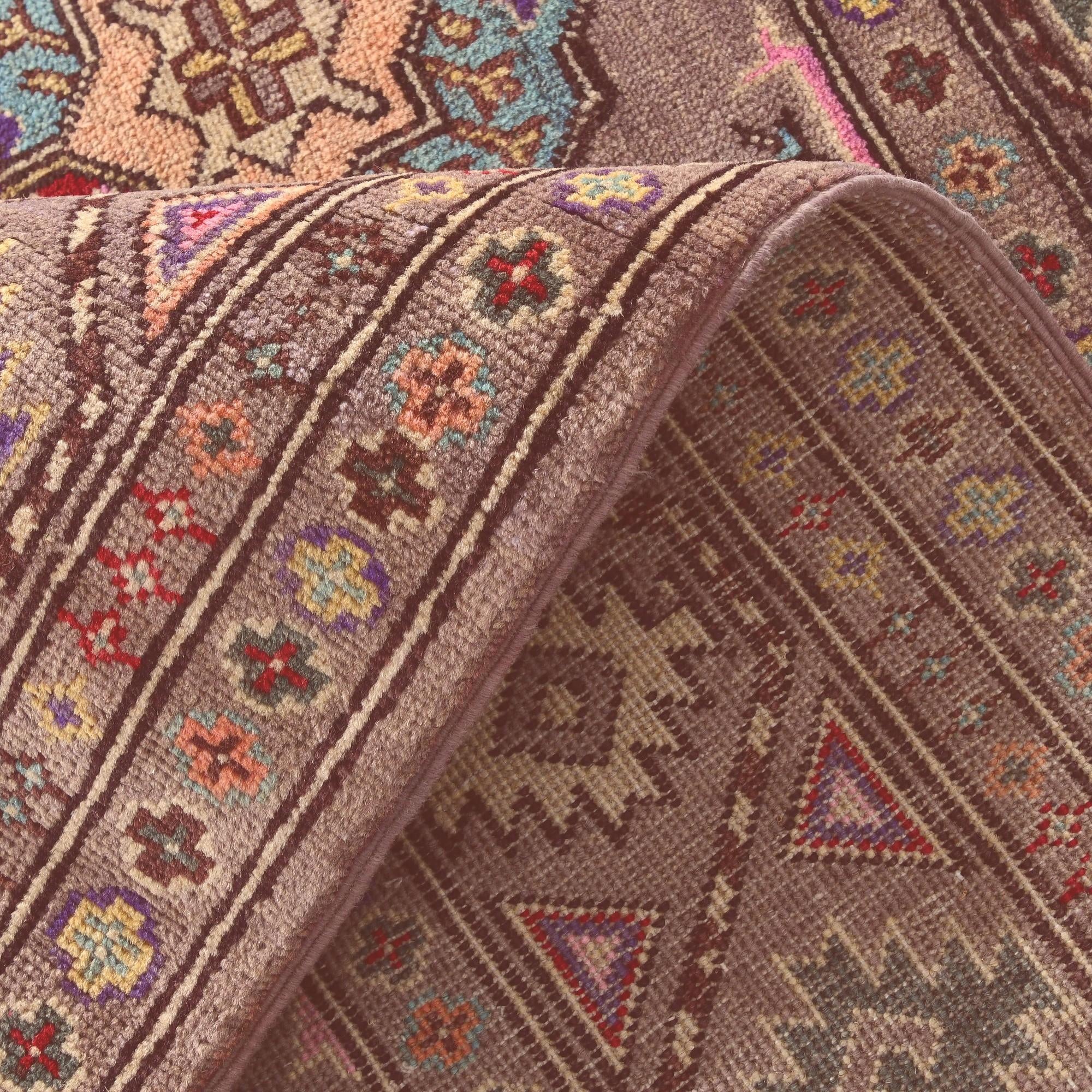 5' x 6' 6 Hand Knotted Kazak Rug