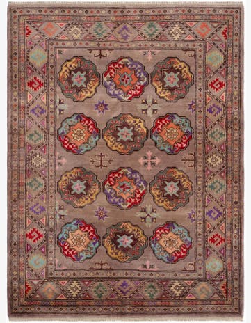 5' x 6' 6 Hand Knotted Kazak Rug