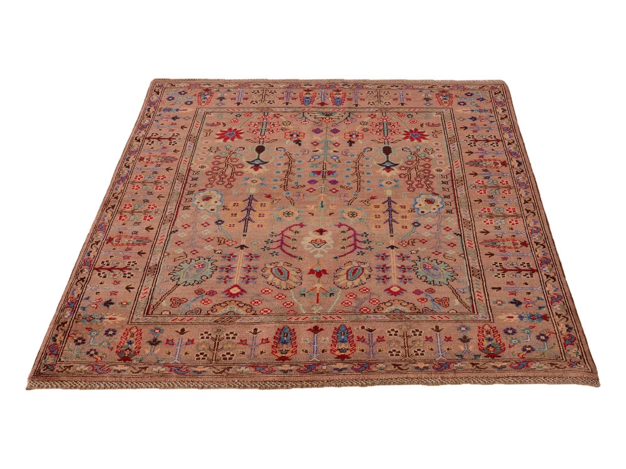 4' 9 x 5' 11 Hand Knotted Kazak Rug