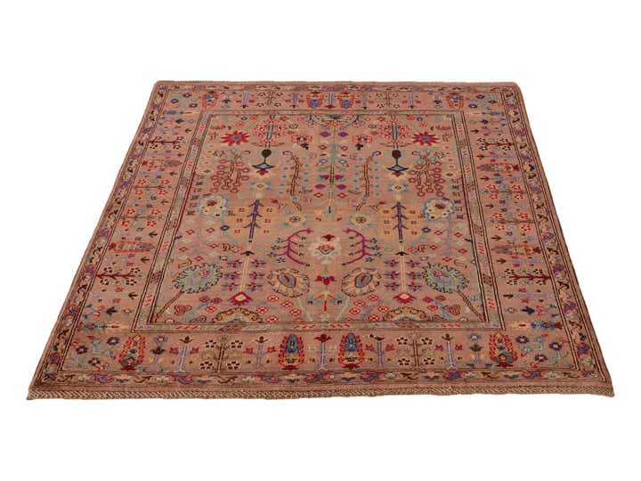 4' 9 x 5' 11 Hand Knotted Kazak Rug