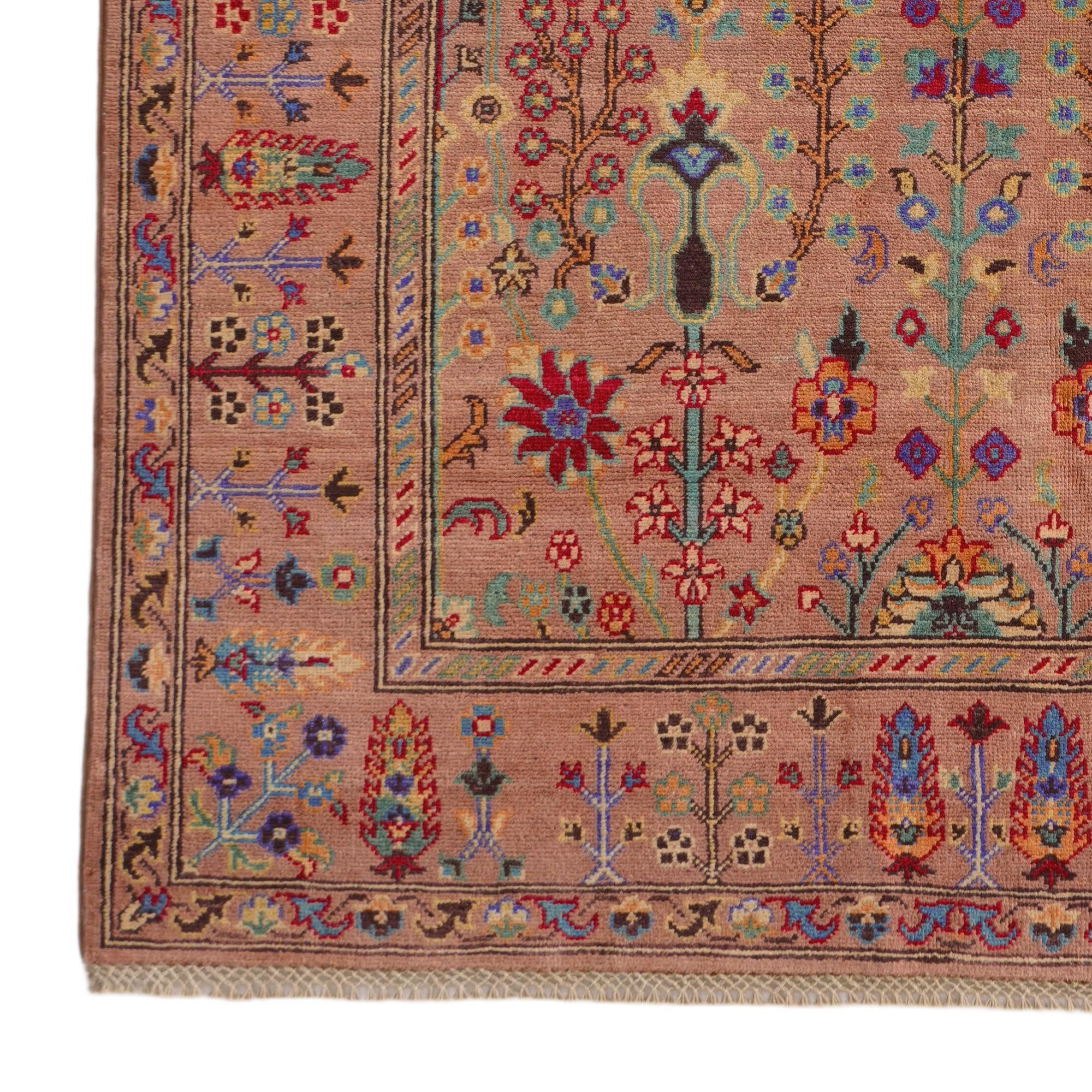 4' 9 x 5' 11 Hand Knotted Kazak Rug