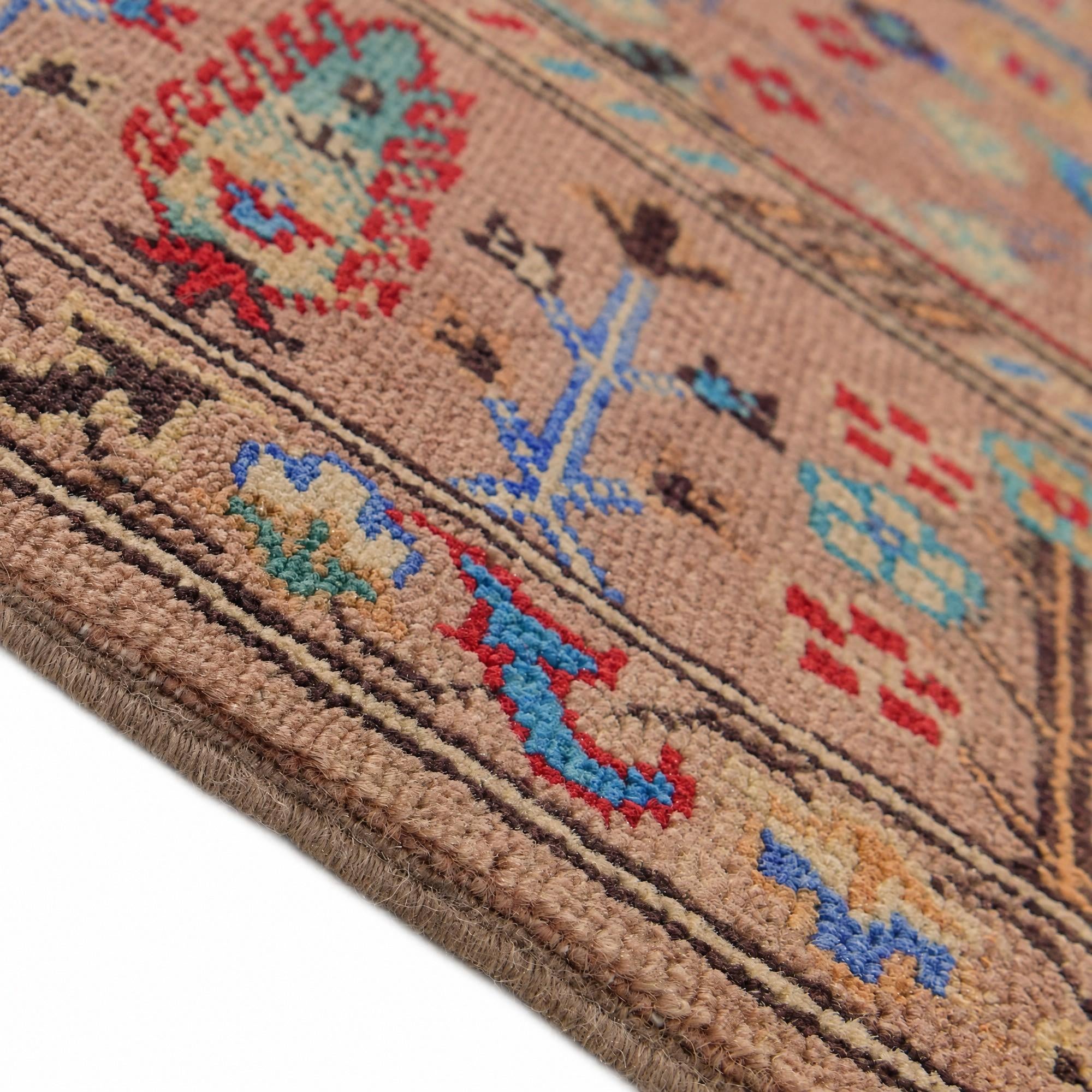 Detail image 8 of 12: 4' 9 x 5' 11 Hand Knotted Kazak Rug