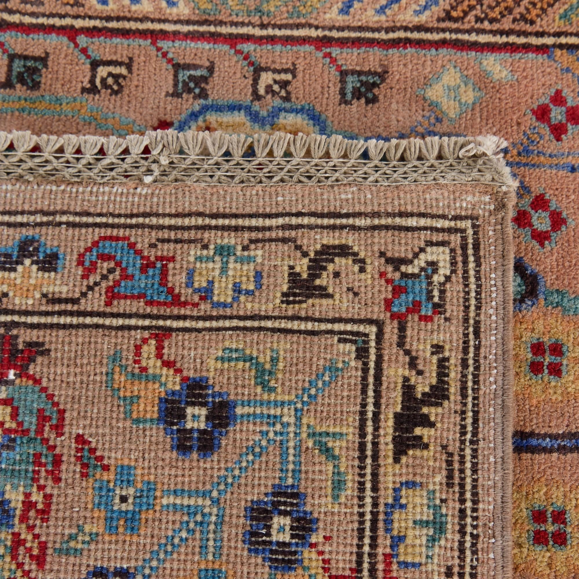 Detail image 12 of 12: 4' 9 x 5' 11 Hand Knotted Kazak Rug