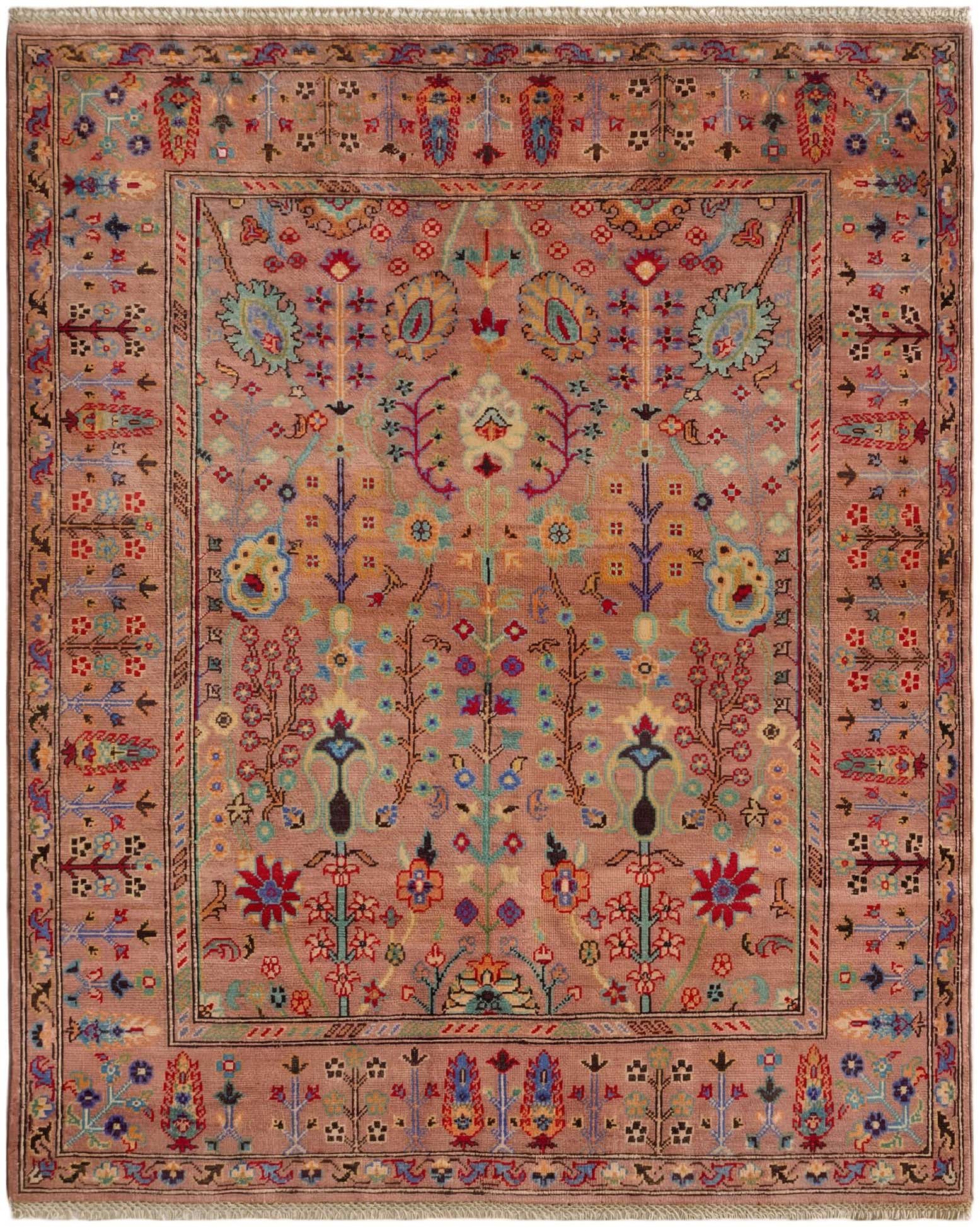 4' 9 x 5' 11 Hand Knotted Kazak Rug