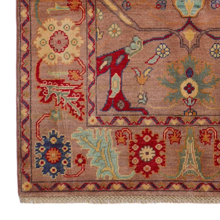 Detail image of 4' x 6' 3 Hand Knotted Kazak Rug