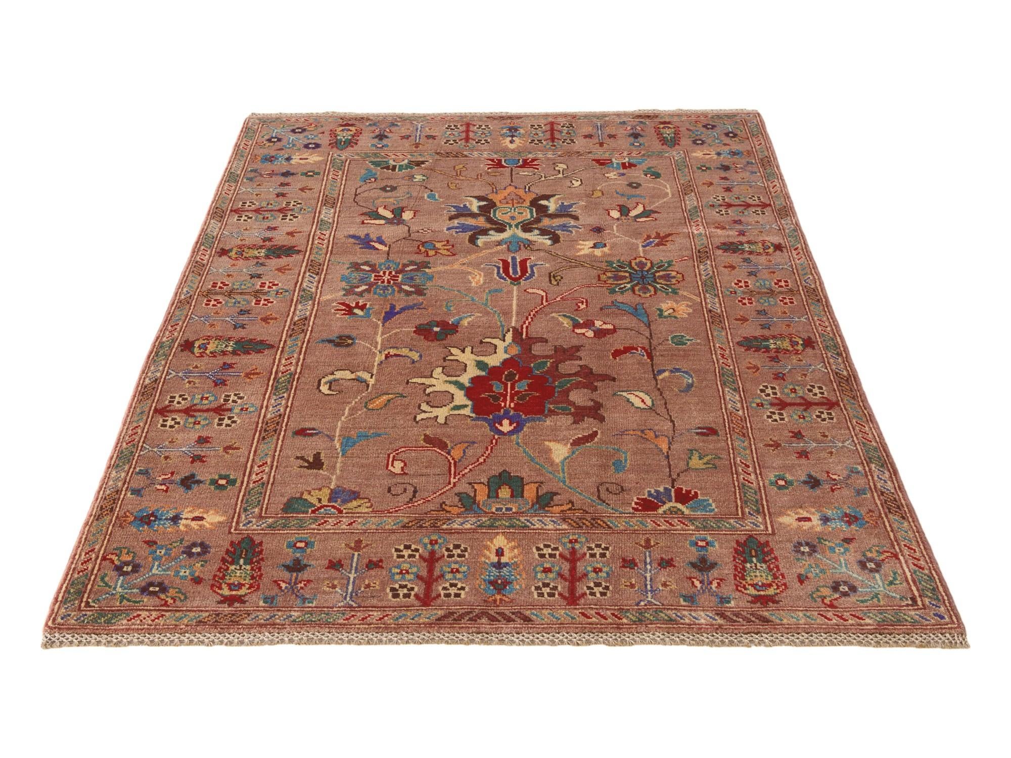 4' 2 x 6' Hand Knotted Kazak Rug