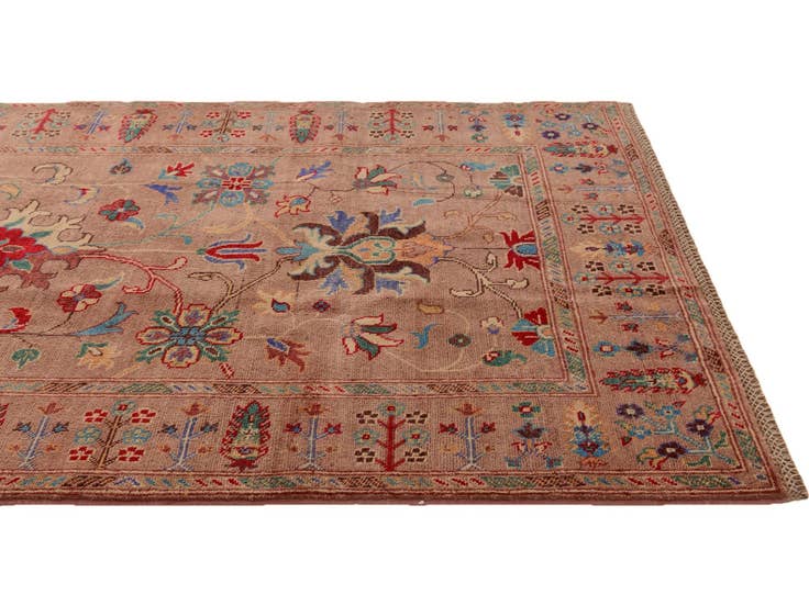 Detail image of 4' 2 x 6' Hand Knotted Kazak Rug