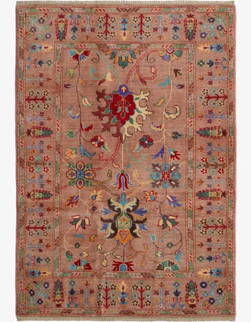 4' 2 x 6' Hand Knotted Kazak Rug