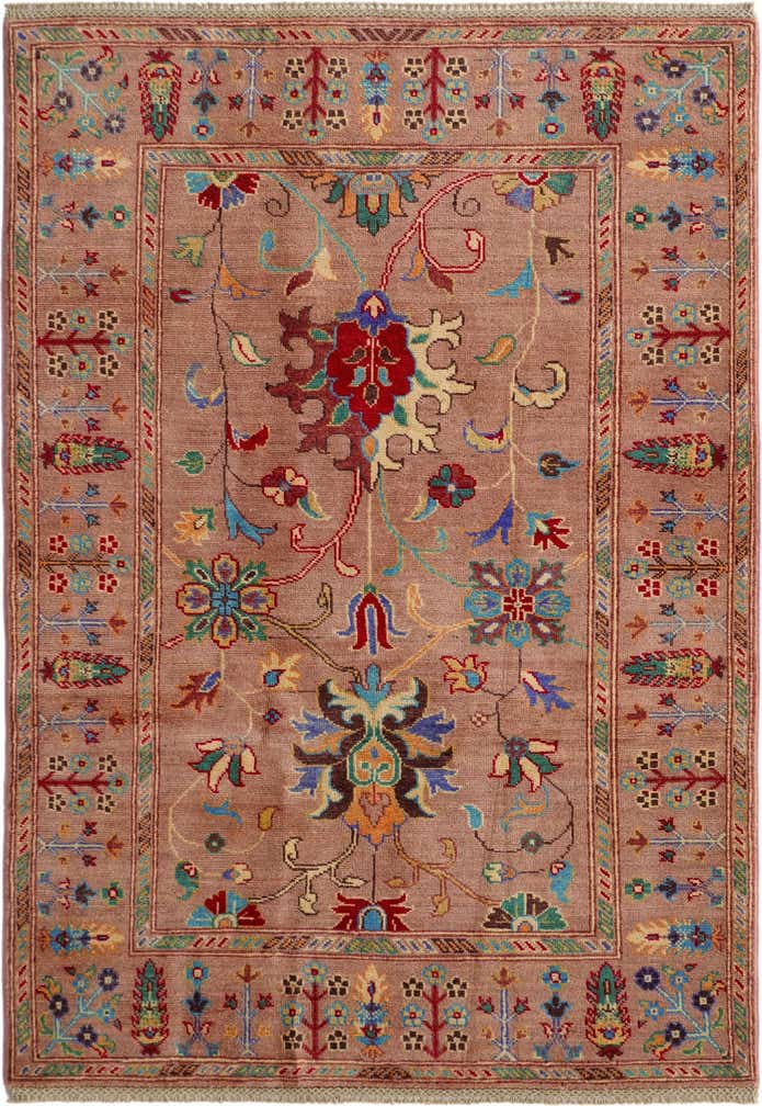 4' 2 x 6' Hand Knotted Kazak Rug