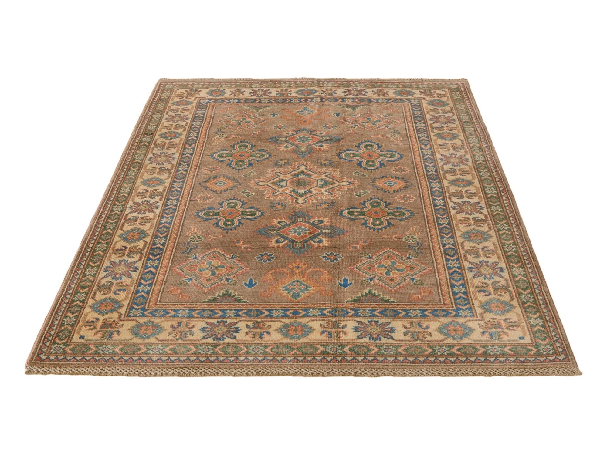 4' 2 x 6' Hand Knotted Kazak Rug