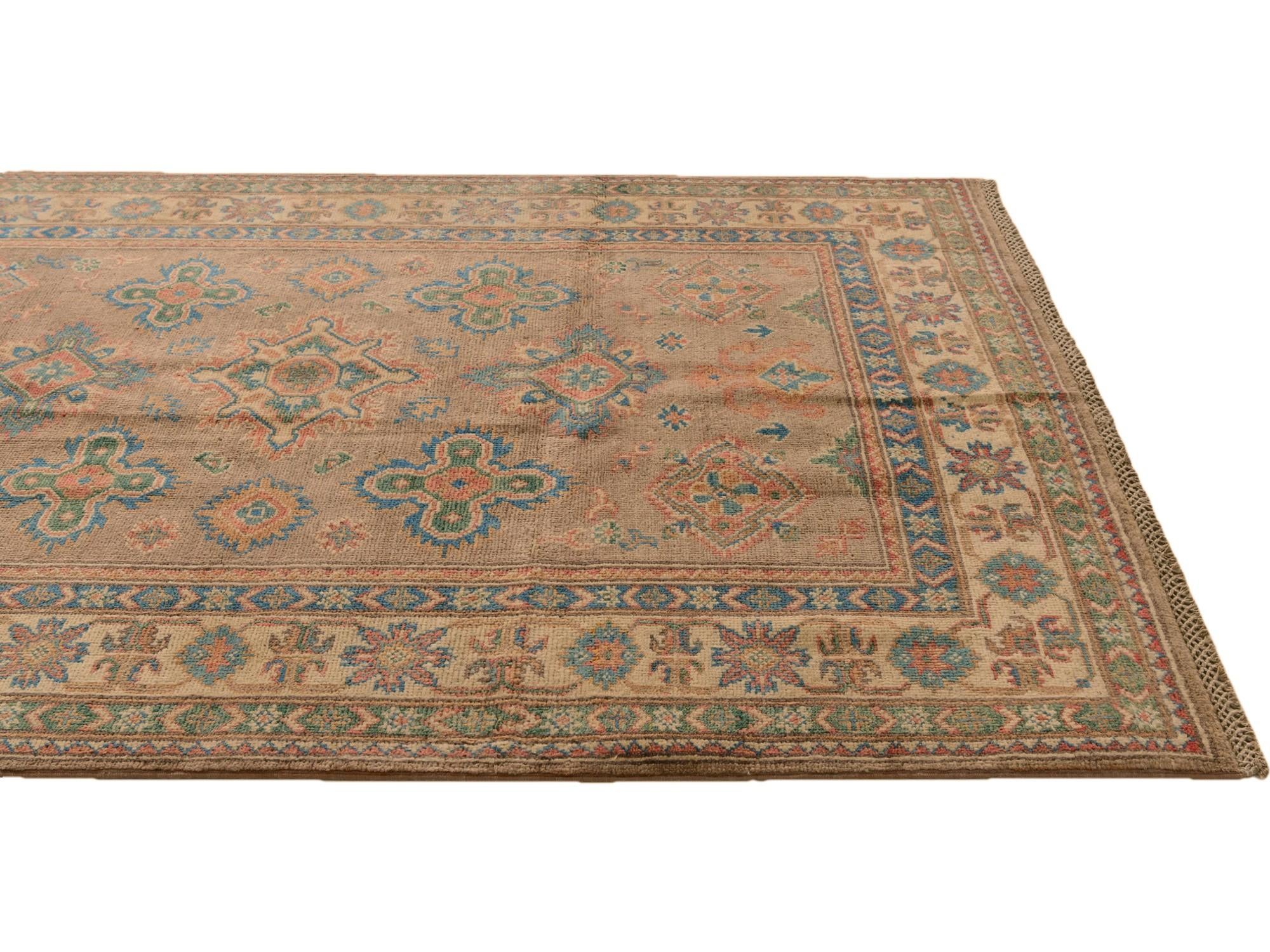 4' 2 x 6' Hand Knotted Kazak Rug