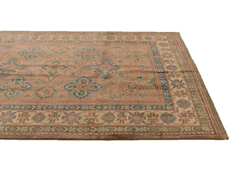 Detail image of 4' 2 x 6' Hand Knotted Kazak Rug
