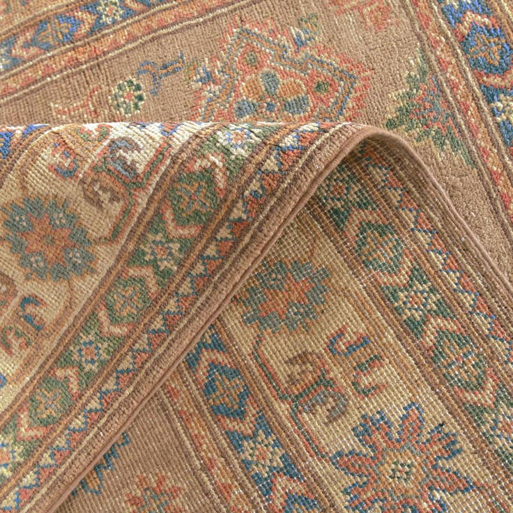 Detail image of 4' 2 x 6' Hand Knotted Kazak Rug