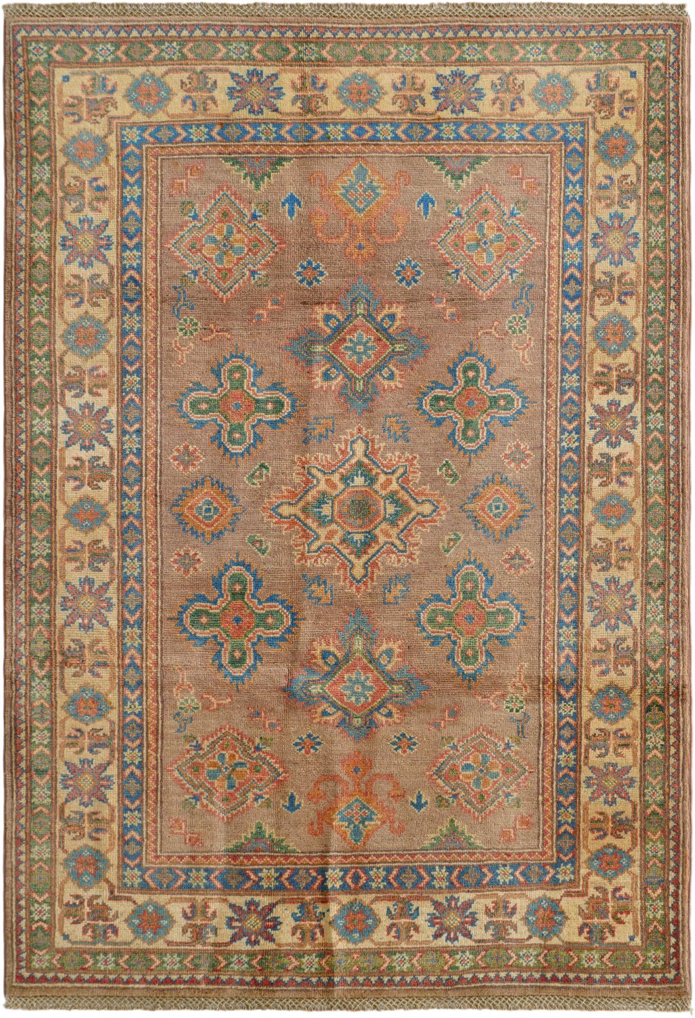 4' 2 x 6' Hand Knotted Kazak Rug