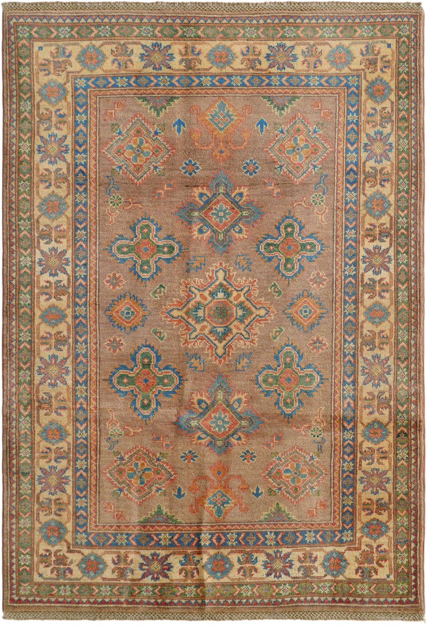 4' 2 x 6' Hand Knotted Kazak Rug