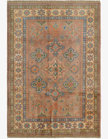 4' 2 x 6' Hand Knotted Kazak Rug