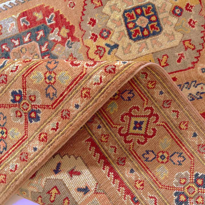 4' 2 x 5' 10 Hand Knotted Kazak Rug