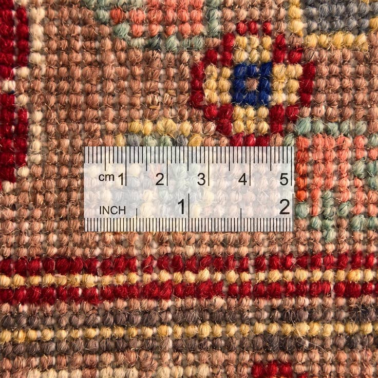 Detail image of 4' 2 x 5' 10 Hand Knotted Kazak Rug