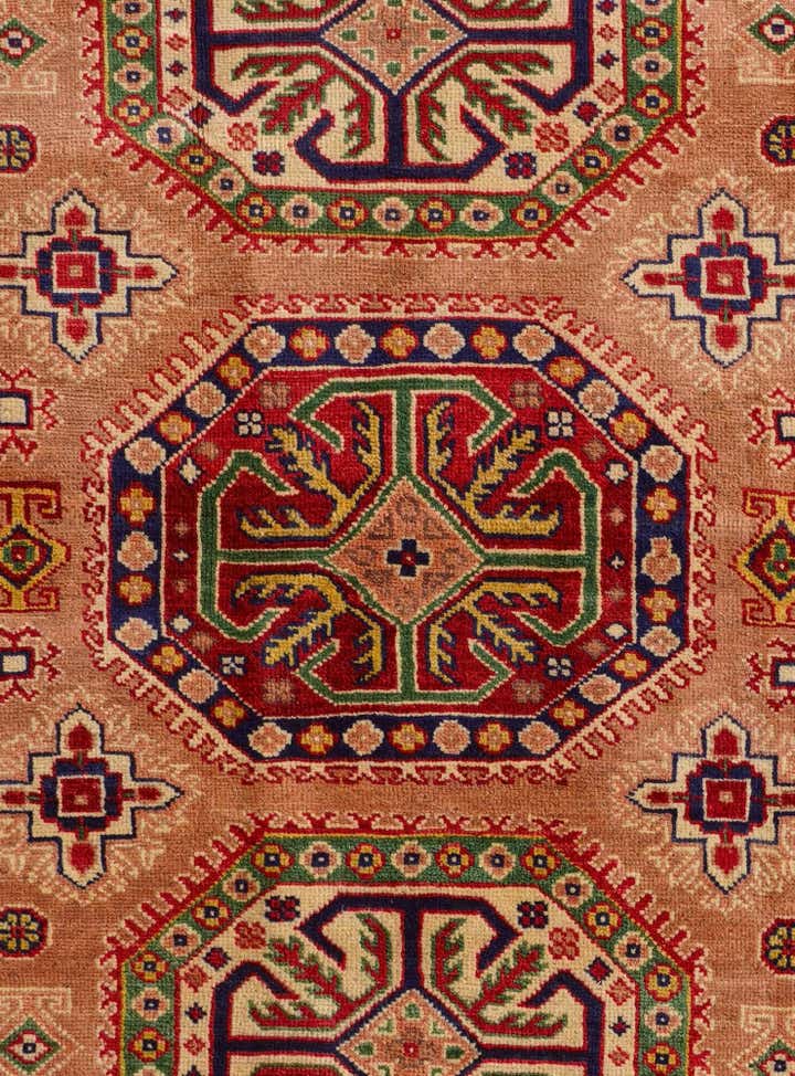 4' x 5' 7 Hand Knotted Kazak Rug