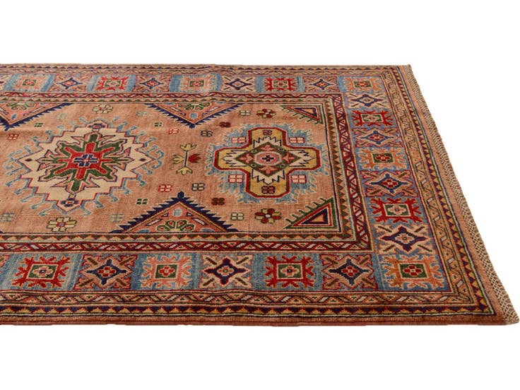 Detail image of 4' x 6' Hand Knotted Kazak Rug
