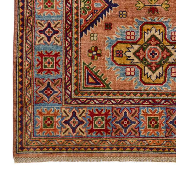 Detail image of 4' x 6' Hand Knotted Kazak Rug