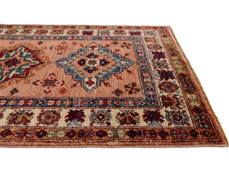Detail image of 2' 8 x 3' 11 Hand Knotted Kazak Rug